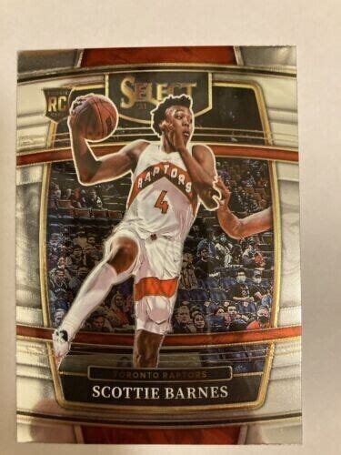 Scottie Barnes Panini Select Rookie Base Concourse Rc