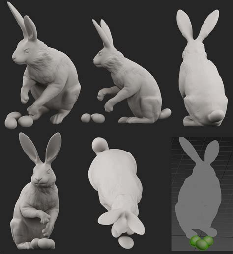 Easter Bunny 3D Model CGTrader