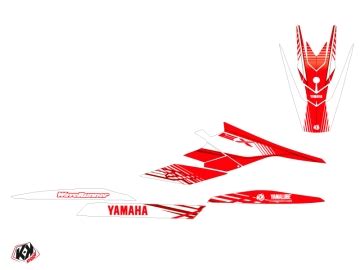 kit déco jet ski yamaha flow rouge série Kutvek