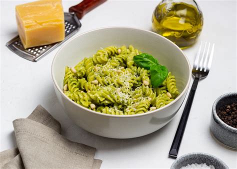 Fusillis Au Pesto De Roquette Et Brocoli