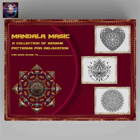 MANDALA Coloring Book, FLOWER Coloring Book, Adult Coloring PAGES ...