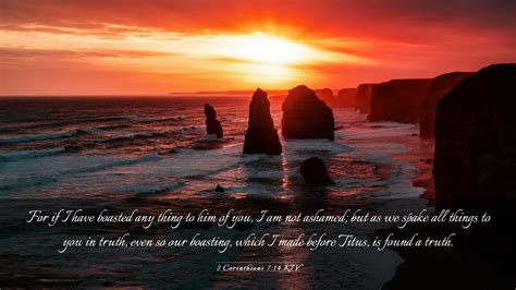 2 Corinthians 7 14 KJV Desktop Wallpaper For If I Have Boasted Any