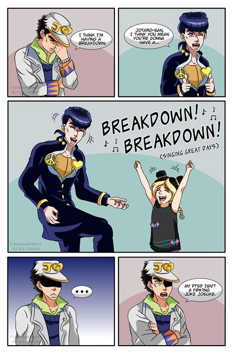 Jojo Comic - Jotaro's Breakdown by FrissonSmitt on DeviantArt