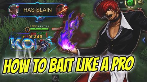 How To Bait Like A Pro Mobile Legends Beginner Guide Chou Tutorial