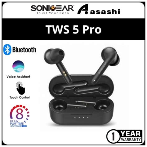 Sonic Gear Earpump Tws Pro Black Wireless Stereo Earbuds