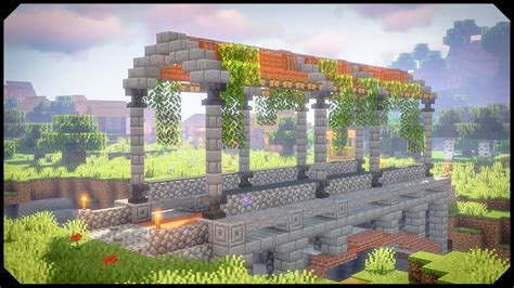 Minecraft How To Build A Bridge Tutorial Youtube