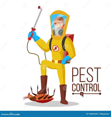 Exterminator Cartoon Stock Photo CartoonDealer 95104008