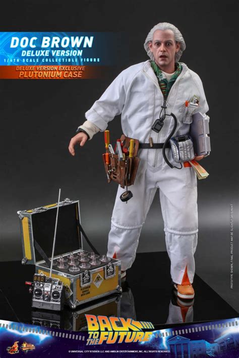 Hottoys Mms Back To The Future Doc Brown Deluxe Ver Hot Toys Mms Bttf
