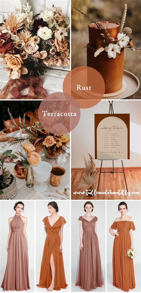 Best Fall Wedding Color Palette For Tulle Chantilly Wedding Hot Sex