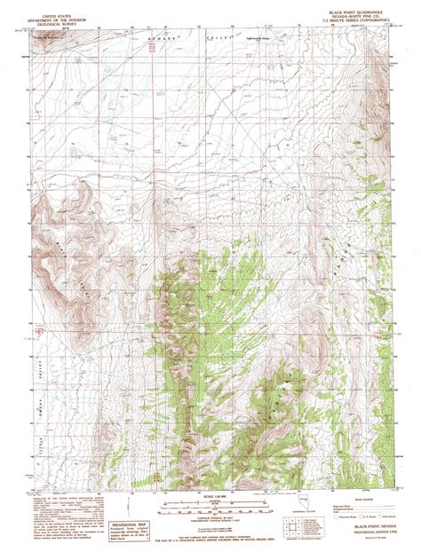 Black Point Topographic Map Scale Nevada