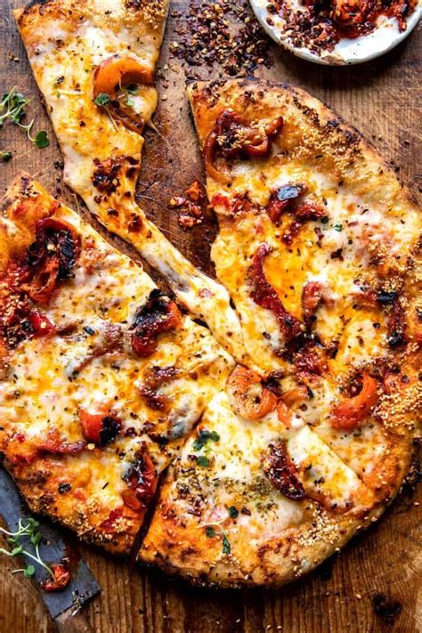 Calabrian Chili Roasted Red Pepper Pizza Half Baked Harvest