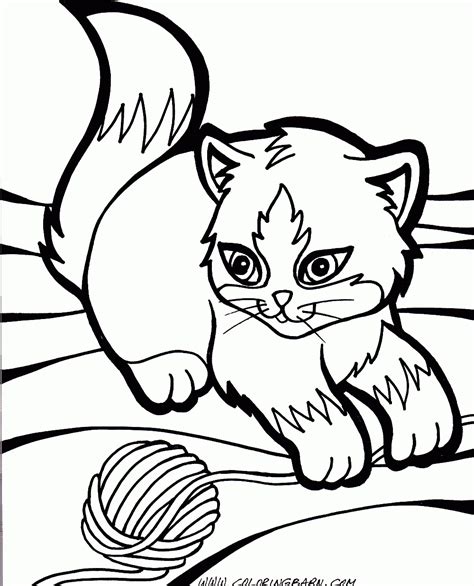 Sleeping Cat Coloring Pages At Free Printable Colorings Pages To Print And Color