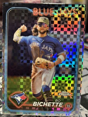 2024 Topps Chrome Bo Bichette X Fractor Parallel 27 Blue Jays EBay