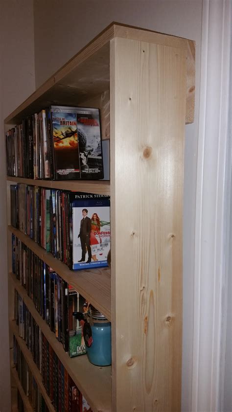 Custom Movie Shelves I Built I Have 1355 Blu Rays With Space For