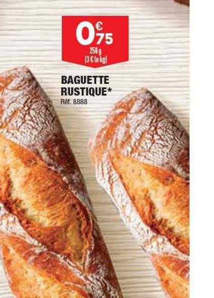 Promo Baguette Rustique Chez Aldi Icatalogue Fr