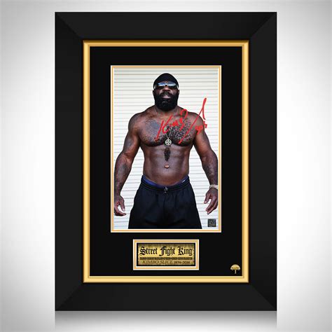 Kimbo Slice Photo Limited Signature Edition Custom Frame Rare T