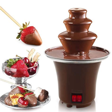 Eu Plug Mini Chocolade Fondue Elektrische Rvs Fon Grandado