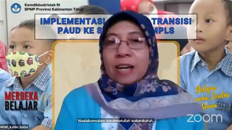 Implementasi Gerakan Transisi PAUD Ke SD Melalui Penguatan MPLS YouTube