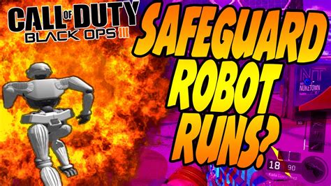 Call Of Duty Black Ops 3 When Does The Safeguard Robot Run YouTube