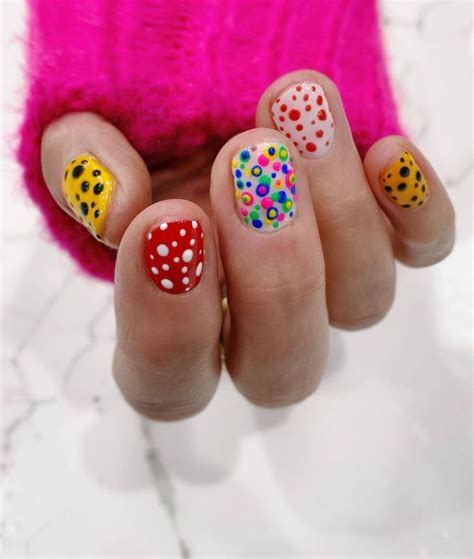 Yayoi Kusama Inspired Alix Cool Nail Art Nail Art Videos