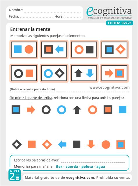 Nivel Entrenar La Mente Estimulaci N Cognitiva