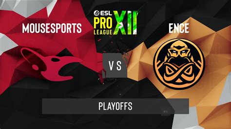 CS GO Mousesports Vs ENCE Nuke Map 1 ESL Pro League Season 12