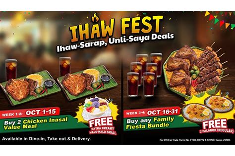 Mang Inasal Celebrates Nationwide Ihaw Fest This October