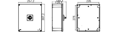 Rotary Isolator Switch Hp Surface Mounting Command Metal Box