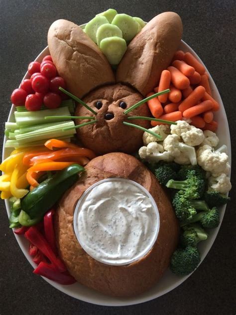 60 Adorable Easter Veggie Tray Ideas For Every Bunny Holidappy