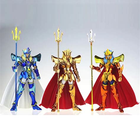 Jm Mst Saint Seiya Myth Cloth Exm Ex Metal Poseidon Sea Emperor With