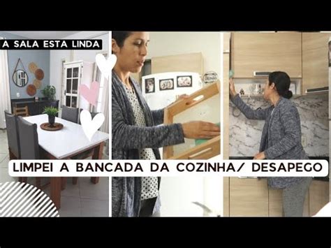 LIMPEI E ORGANIZEI A BANCADA DA COZINHA Desapego Precisa Ser Feito A