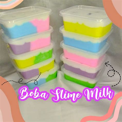 Jual Termurah Boba Slime Milk Cc Shopee Indonesia