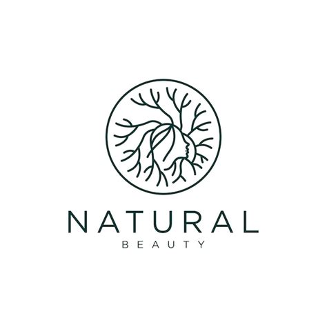 Premium Vector Natural Beauty Woman Logo Icon Design Template Flat Vector