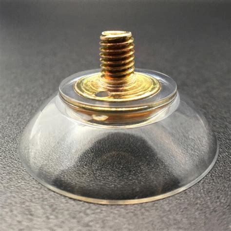 Transparent Pvc Strong Threaded Suction Cup With Screw Replacement