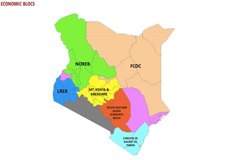 Kenya Counties Map