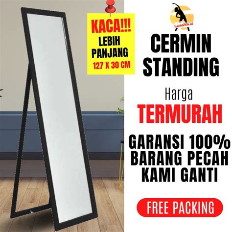 Jual Kaca Cermin Full Body Aesthetic Cermin Standing Mirror Dinding