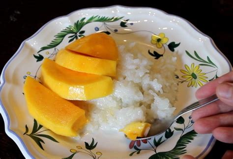 Riz Gluant La Mangue Et Au Lait De Coco La Recette De Cooking With