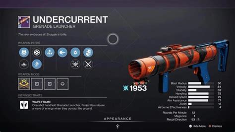 Destiny 2 Undercurrent God Roll And How To Get It — Siegegg