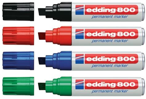 Edding 800 Permanent Marker 4 12 mm 5 stk pr æske