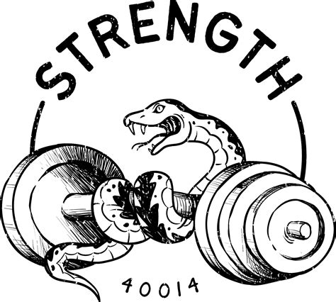 Strength 40014 - Logo design by Tiny Raven Creative Studio on Dribbble