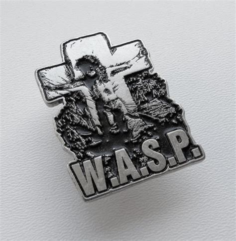 Wasp The Crimson Idol Metal Pin