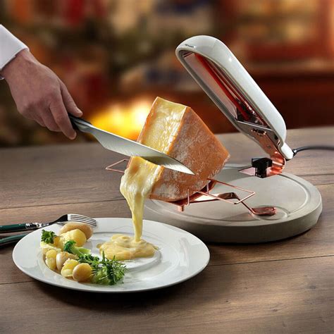 Appareil à raclette suisse original au design rétro primé Hagen Grote