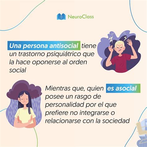 Neuroclass On Twitter Sab As La Diferencia Entre Antisocial Y