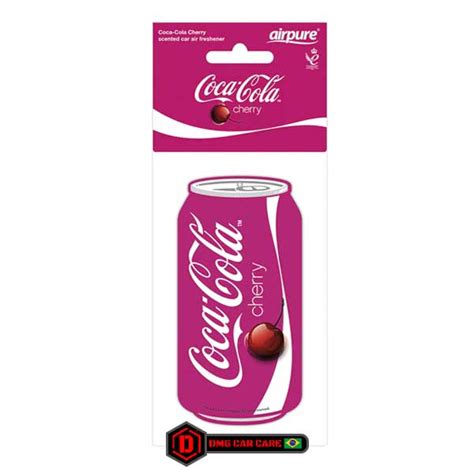 Aromatizante Coca Cola Cherry Plaquinha Dmg Car Care