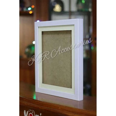 Promo Frame Foto Bingkai 3d Scrapbook 8r 20x25 Minimalis Hitam