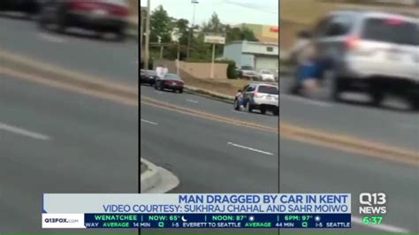 Viral Video Shows Driver Dragging Carjacking Suspect Down Street