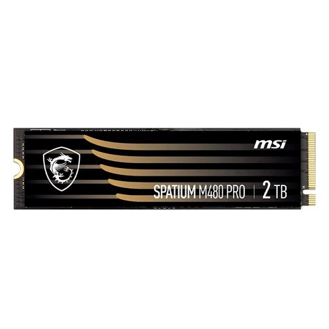 Unidad De Estado S Lido Msi Spatium M Pro Nvme Tb Pci Express