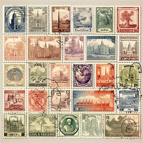 Premium Photo | The Stamp Album A Chronicle of Vintage Postage