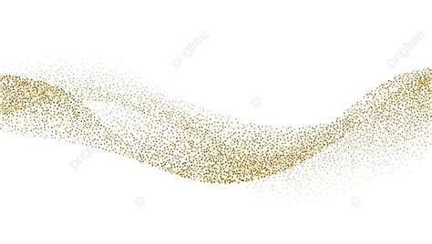 Abstract Gold Glitter Waves Background Wallpaper Voucher Waves