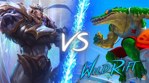 Garen Vs Renekton Baron Lane Gameplay Wildriftseason Hd P Youtube